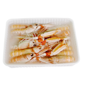 Scampi interi congelati