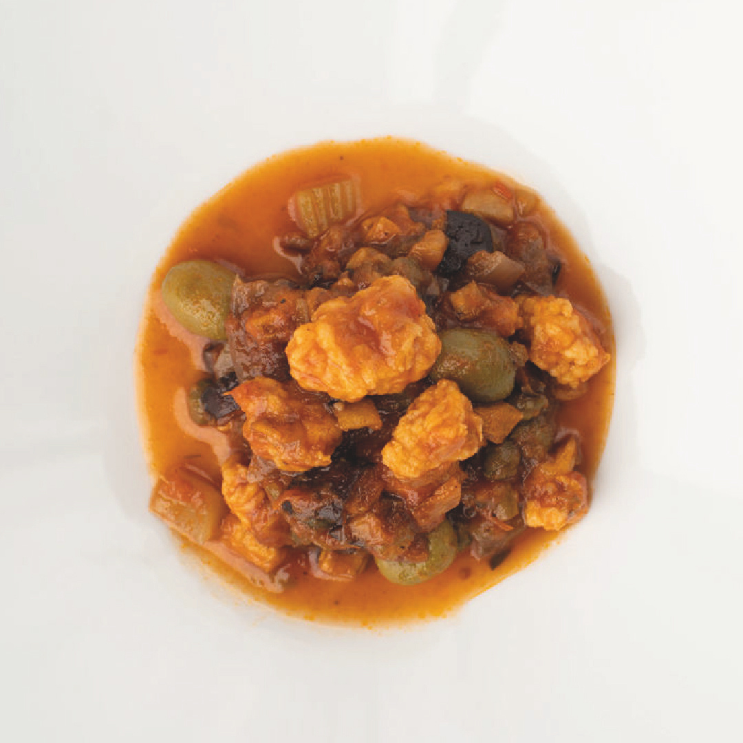 Caponata di pesce spada