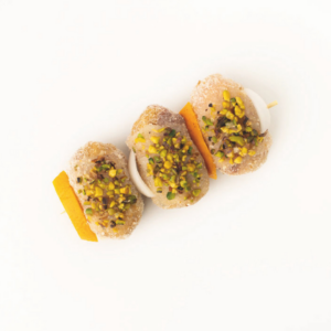 Involtini di pesce spada gratinati al pistacchio
