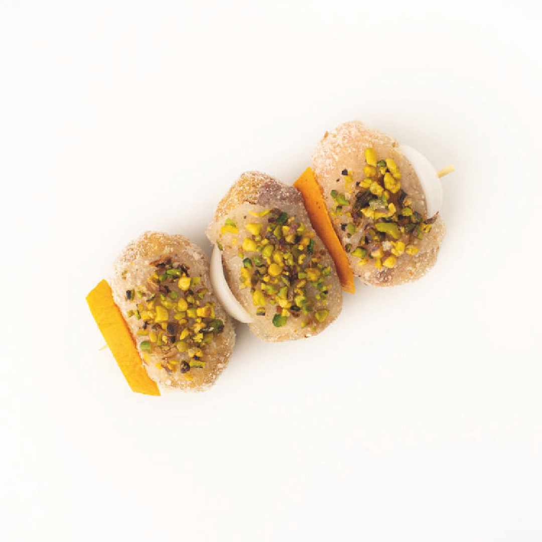 Involtini di pesce spada gratinati al pistacchio