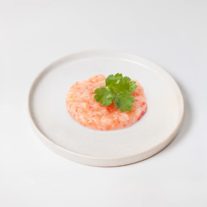 Tartare di gambero rosso del Mediterraneo